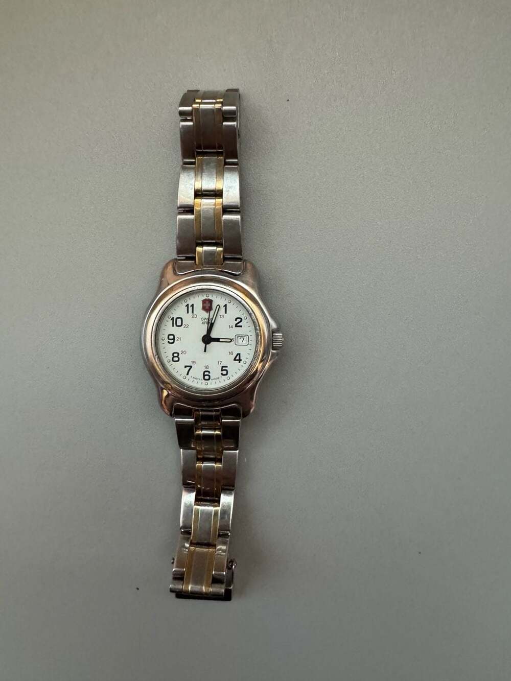 Vintage Victorinox Swiss Army Two-Tone Women's Officer's Field Watch
